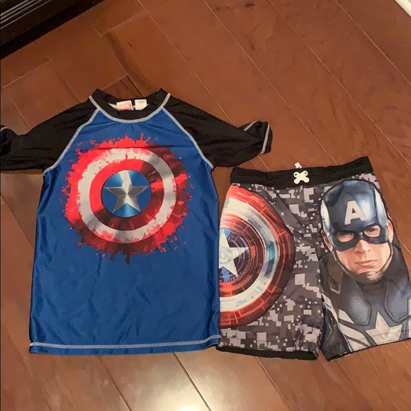 avengers swim shirt